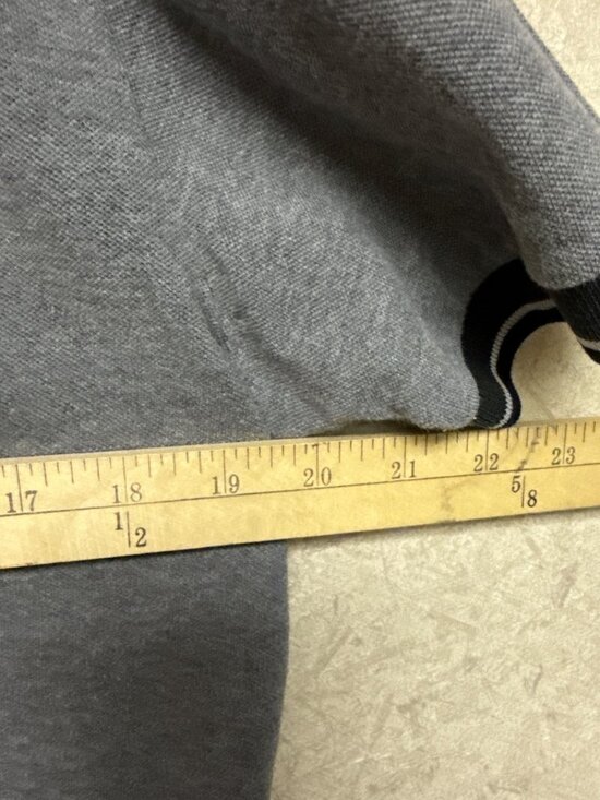 Dolce & Gabbana Polo Shirt Men's Grey Logo Short Sleeve Size EU 50 US Large - Picture 5 of 8